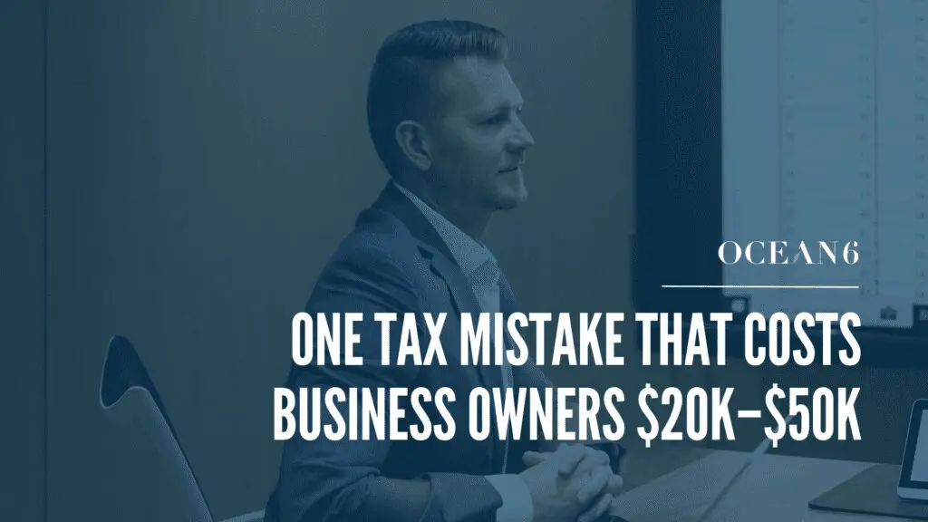 Business owner reviewing corporate cash and tax planning decisions