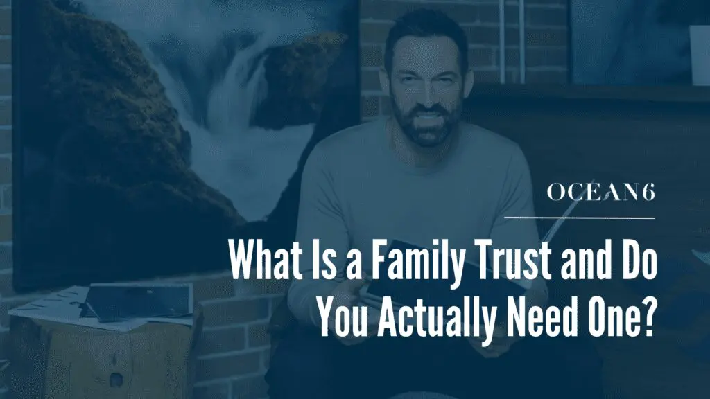 Business owner reviewing financial documents related to family trust planning in Canada