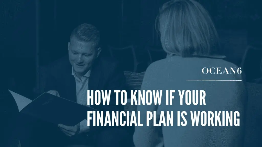 Business owner reviewing financial plan and goals at desk
