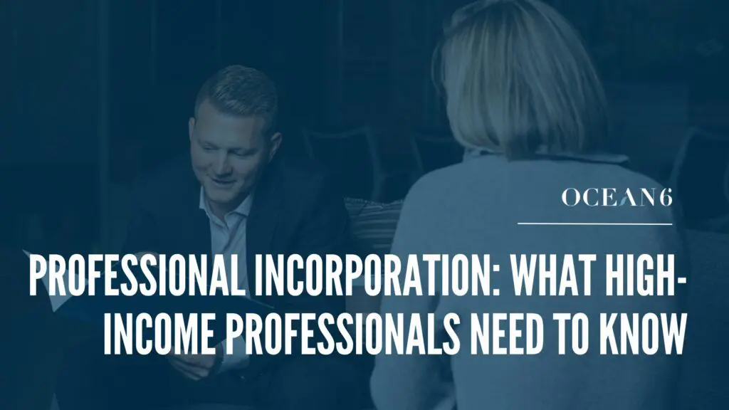 Professional reviewing corporate tax strategy and incorporation structure in Canada
