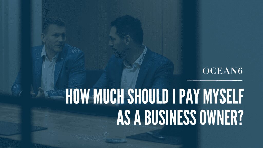 Business owner reviewing income and deciding how much to pay themselves
