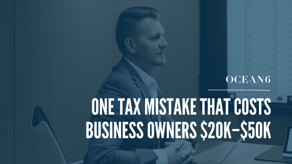 Business owner reviewing corporate cash and tax planning decisions