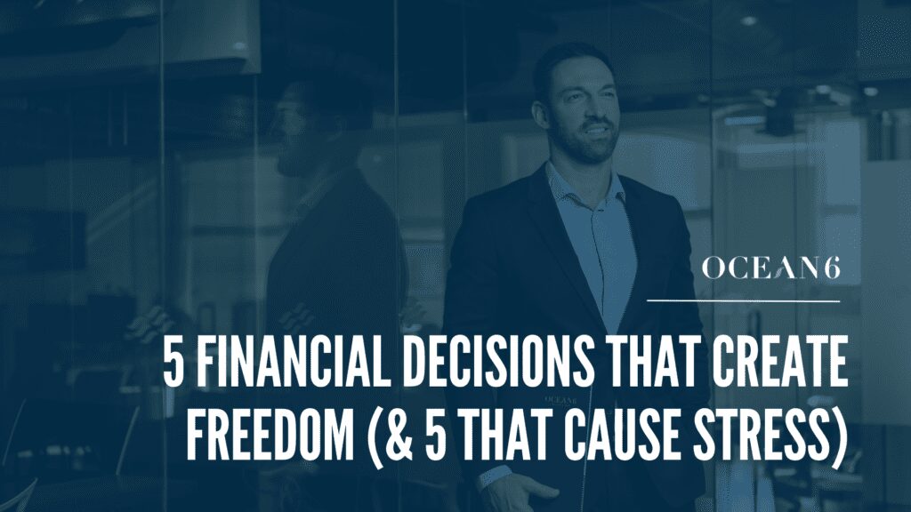 Business owner evaluating financial decisions that create freedom or stress