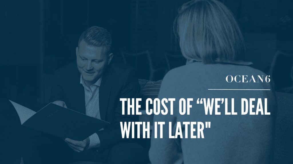 High-income business owner delaying financial planning decisions