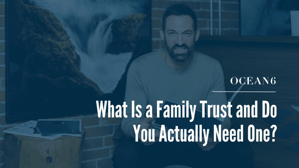 Business owner reviewing financial documents related to family trust planning in Canada