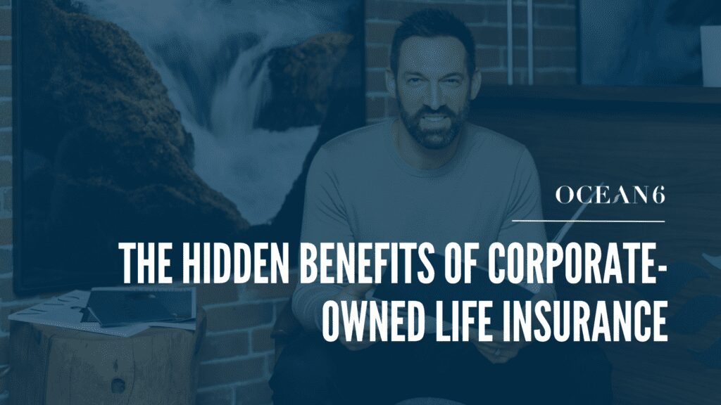Business owner reviewing financial strategy related to corporate-owned life insurance.