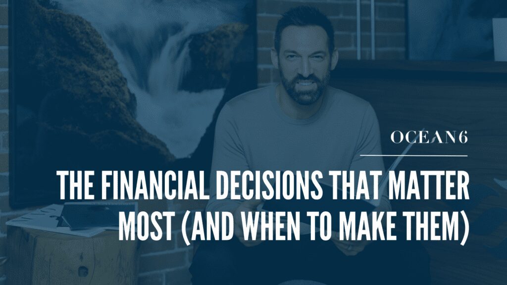 Business owner reviewing financial decisions and planning next steps