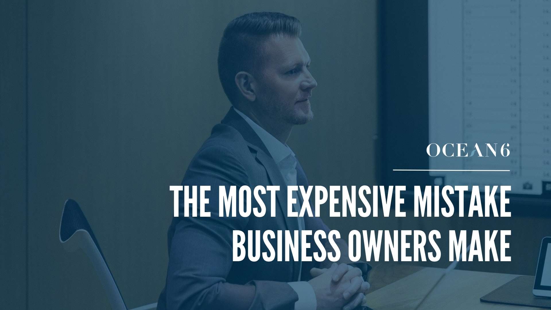 Ocean 6 founder Jay Gangnes in a meeting about aligning a business owner's accountant and financial planner.